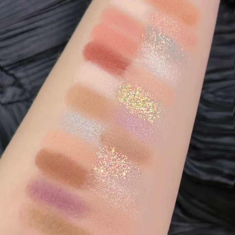 Orange Peach Eyeshadow Palette 25Color Earth Tone Eye Shadow Low Saturation Orange Brown Eyeshadow Plate Gentle Gloss Eye-shadowCL240812