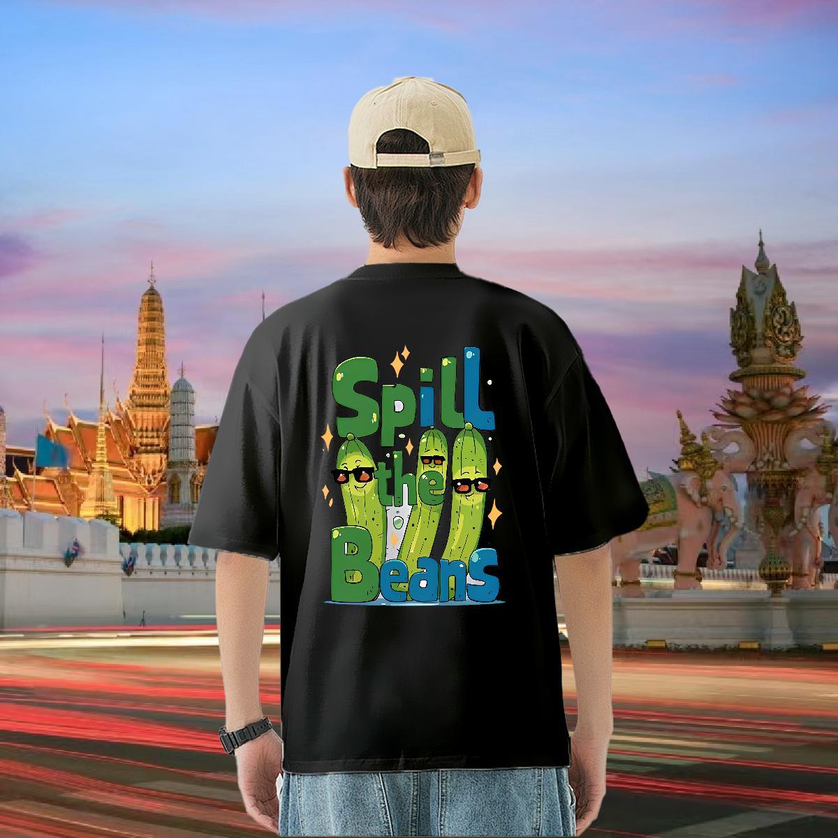 New Designer T-Shirts for Men letter Tees 100% Cotton 230g Daily Wear Unisex Custom Printed O-Neck Short Sleeve Couples T Shirts
