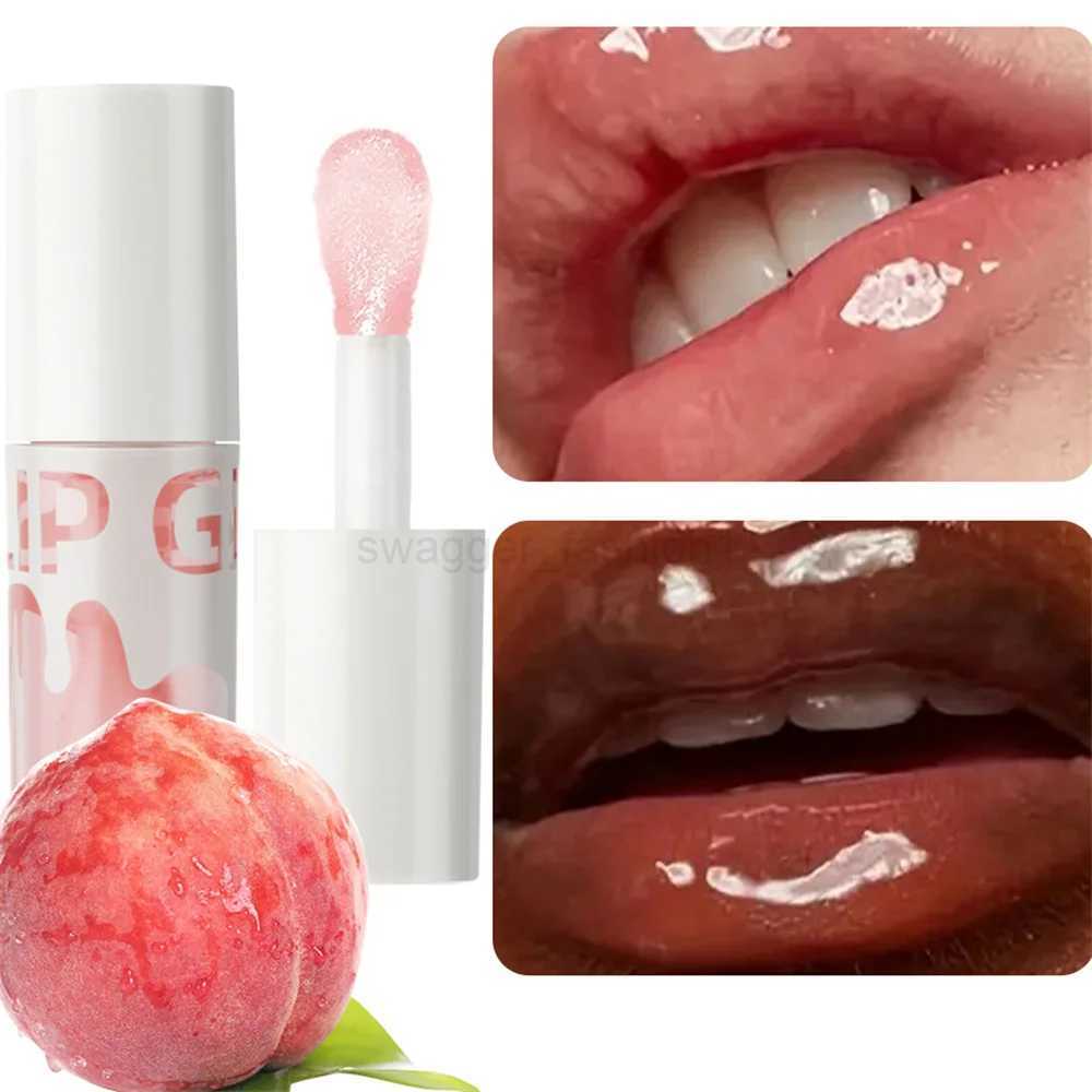 Lip Glow Hydrating Oil-Lip Care Oil-Lip Oil Tinted for Lip Care Lips-Sticky Non-Sticky Big Brush-Lip Plumping-Lip Gloss TintedXJ240812
