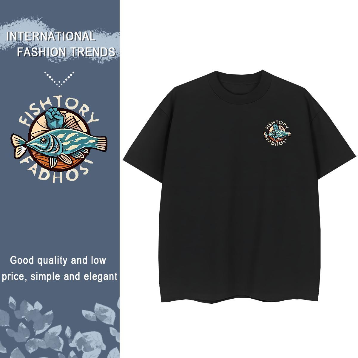 T shirt 230g Cotton Home Outdoor Pure Cotton Skull Men Tshirts DIY Customized Wholesale Clothings