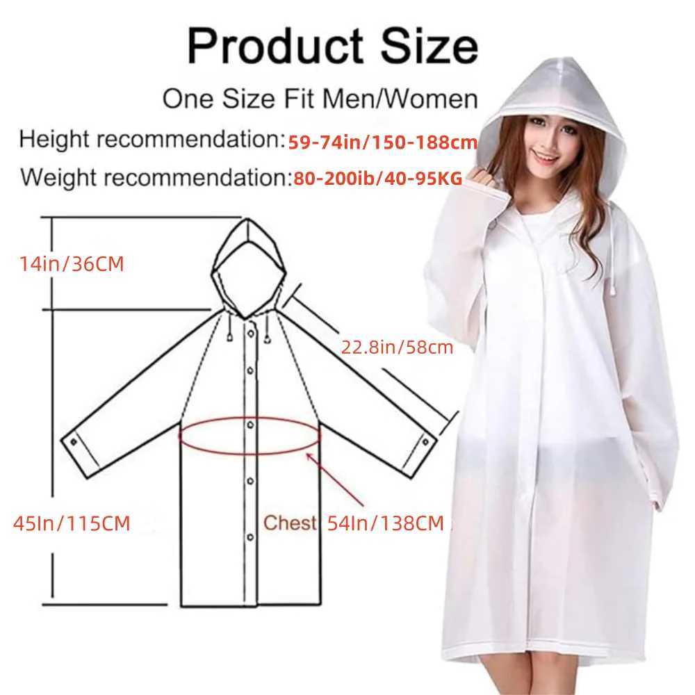 Reusable Raincoat for Kids Rain Jacket EVA Poncho for Children Boys and Girls Y240810