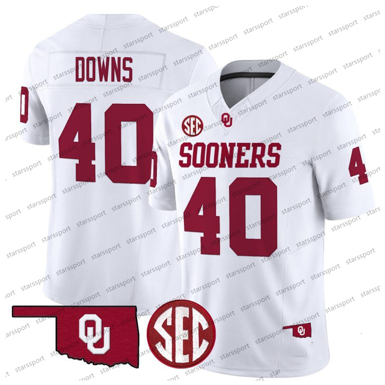 Hot Jackson Arnold Kyler Murray 2024 Oklahoma Sooners Football Jersey CeeDee Lamb Baker Mayfield Gavin Sawchuk Nic Anderson Jayden Gibson Andrel Antho