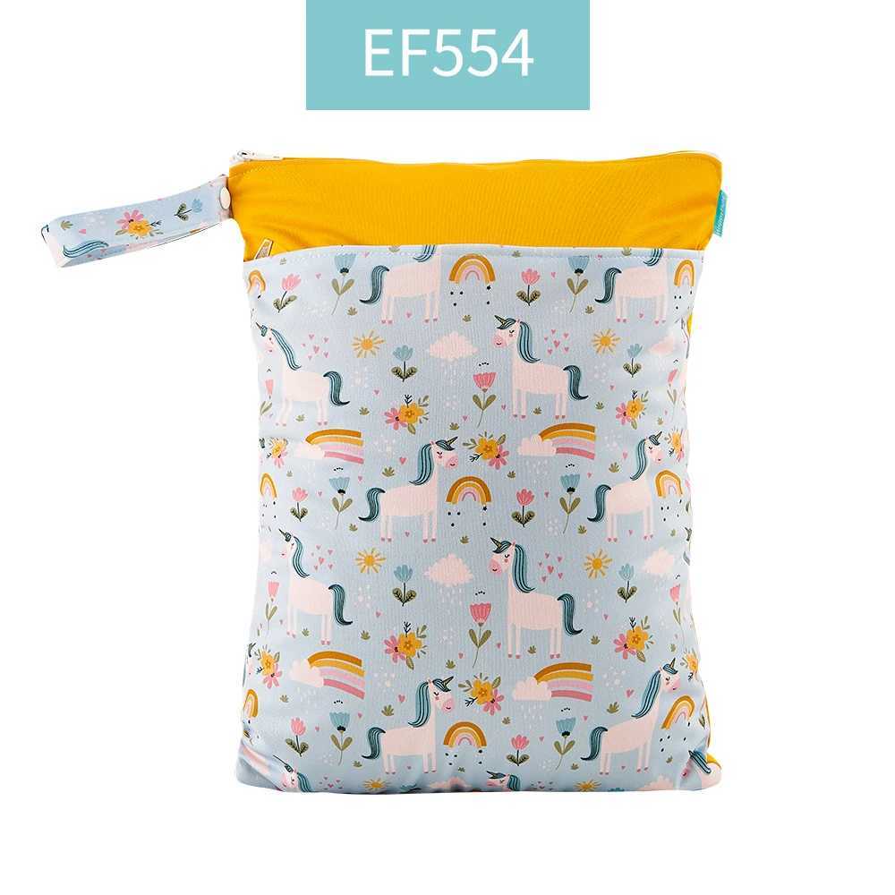 HappyFluent Double Zipper Wet/Dry Baby Diaper Bag Waterproof Diaper Backpack Reusable W240812