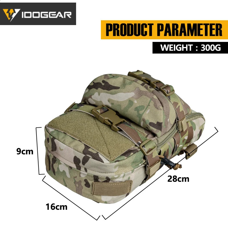 IDOGEAR Tactical Moisturizing Bag Molle Mini Outdoor Sports Water 3530 240810
