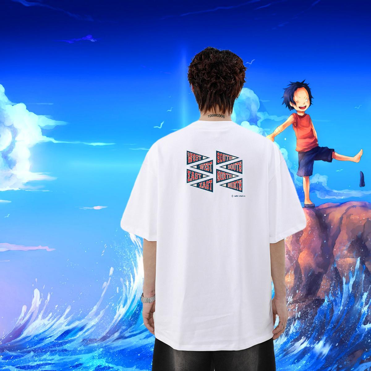 2024 New T-Shirts letter Clothes 230g Pure Cotton Street Brand Custom Print Plus Size Breathable Mens Tshirts