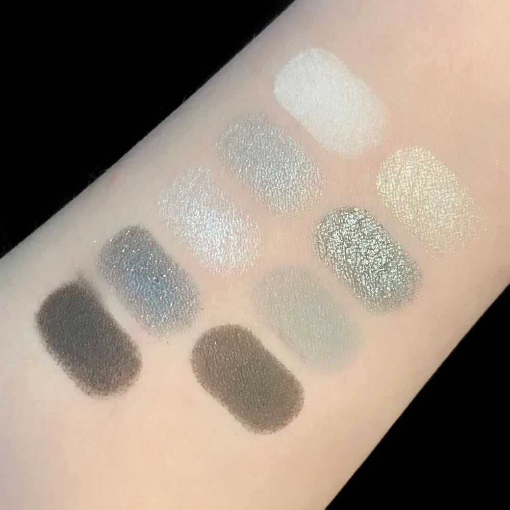 9 Color Cool Color eye shadow Palette Black Smoke Palette Matte Flash eye shadow Palette Smoke eye shadow Color PaletteW241212
