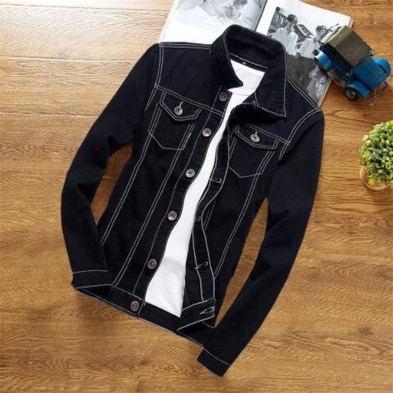 2024 Religion Denim Jacket Black Vintage Hip Hop Slim Fit Streetwear Y2K Clothes denim jacket men motorcycle y240810
