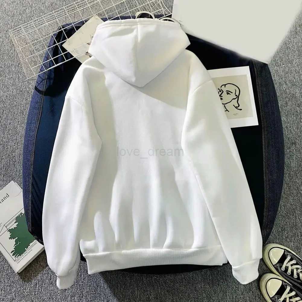 Padded hoodie sweatshirt mens and womens fall and winter couple tops looseXJ240812