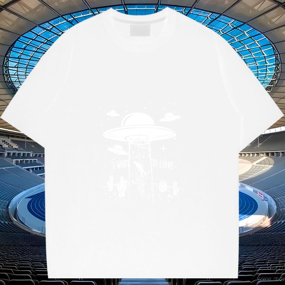 Wholesale Mens T Shirts star Tees 230g 100% Cotton Spring Summer Loose Fit DIY Printed Short Sleeve O-Neck Couples T Shirts