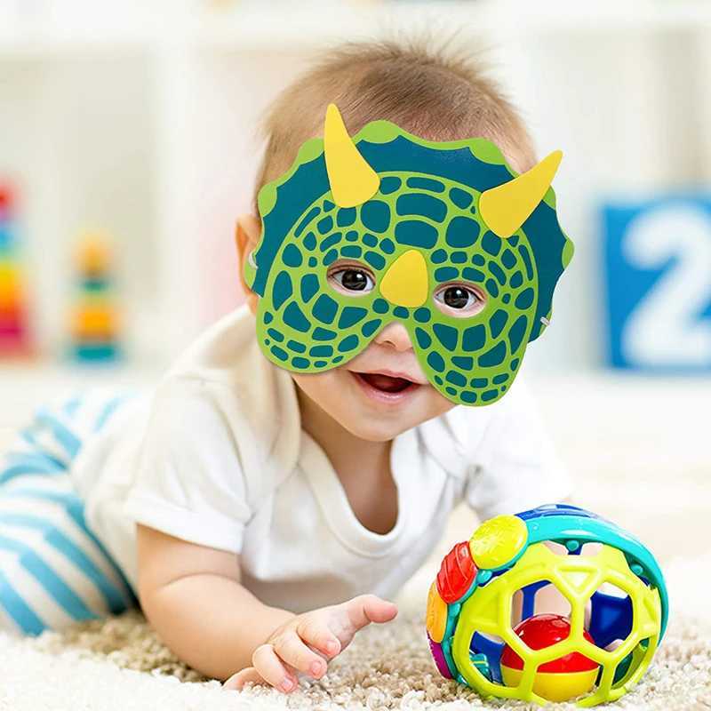 26 bags of dinosaur party mask makeup and Halloween felt foam EVA dinosaur face mask childrens Christmas gift W240809
