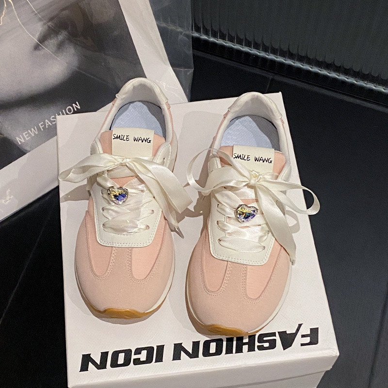 Ddmysports Summer New Korean Flat Bottom Little White Breathable Leisure Student Board Women S Running Shoes JCF Outdoor