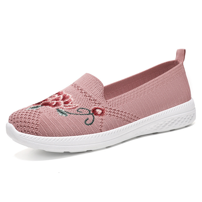 Ddmysports Women S Summer New Flat Bottomed Shallow Mouth Single Shoe Breathable Soft Soled Cloth For One Foot Women Shoes Outdoor Shoes