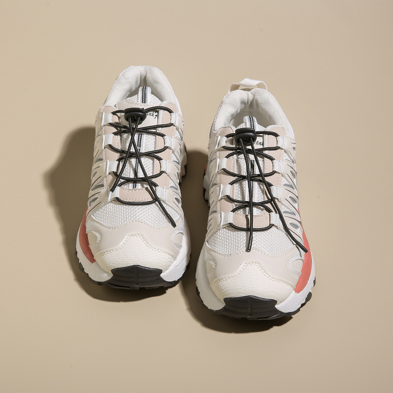 Ddmysports Autumn New Breathable Sports Shoes Thick Soled Dad Students Korean Version Height Increasing Running For Women V Outdoor Shoes