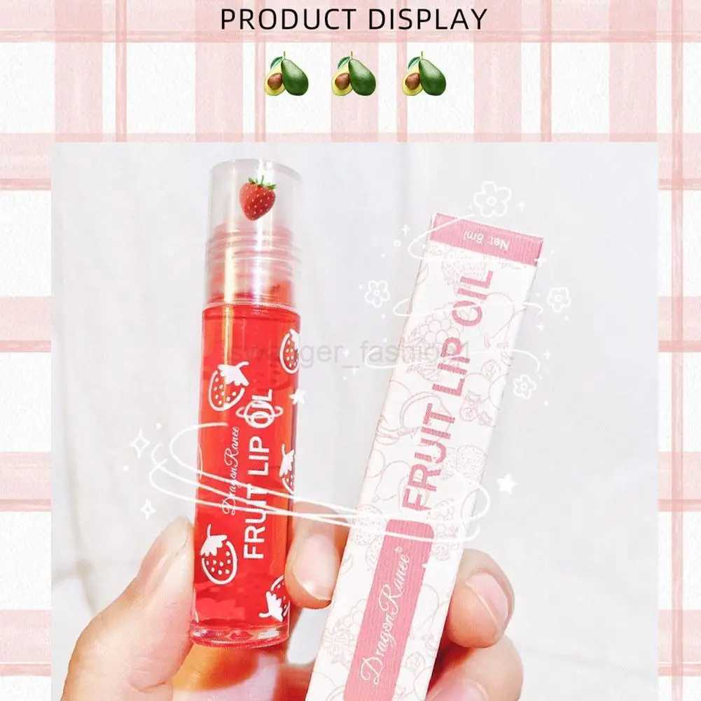 Rolling Ball Lip Oil Moisturizing Lip Ball Colorless Mouth Liquid Transparent Fruit Balm Avocado Lip Hydrating L2c7XJ240812