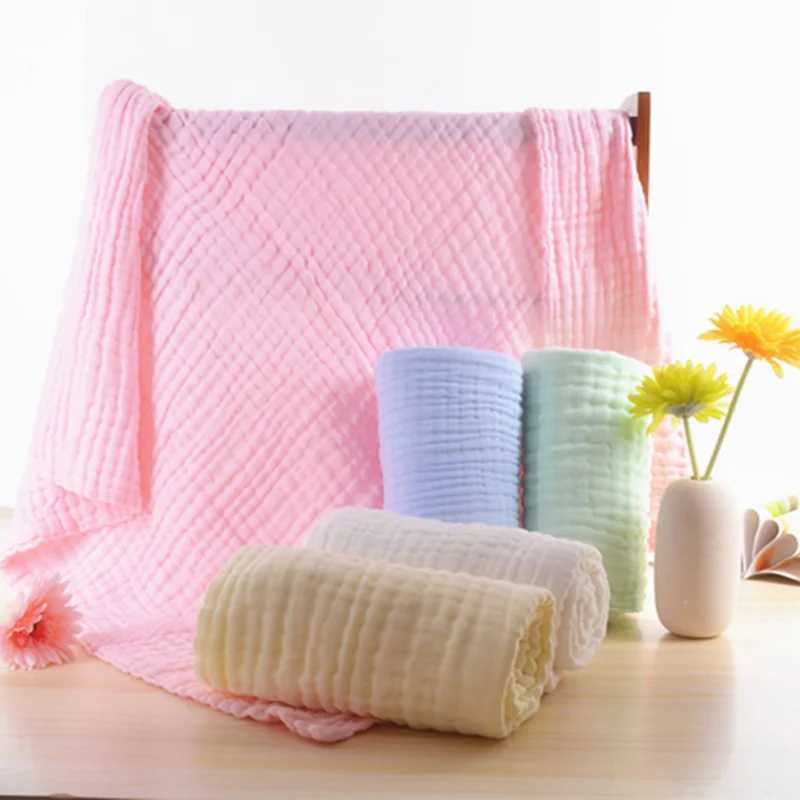 Baby cotton blanket plain weave newborn bag children boys girls bedding towels cotton cart cover baby cottonW240810