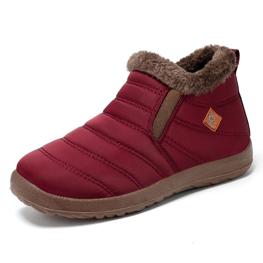 Ddmysports Winter One Foot Set Mom Women S With Thick Velvet High Top Snow Boots Cotton Shoes Outdoor Shoes