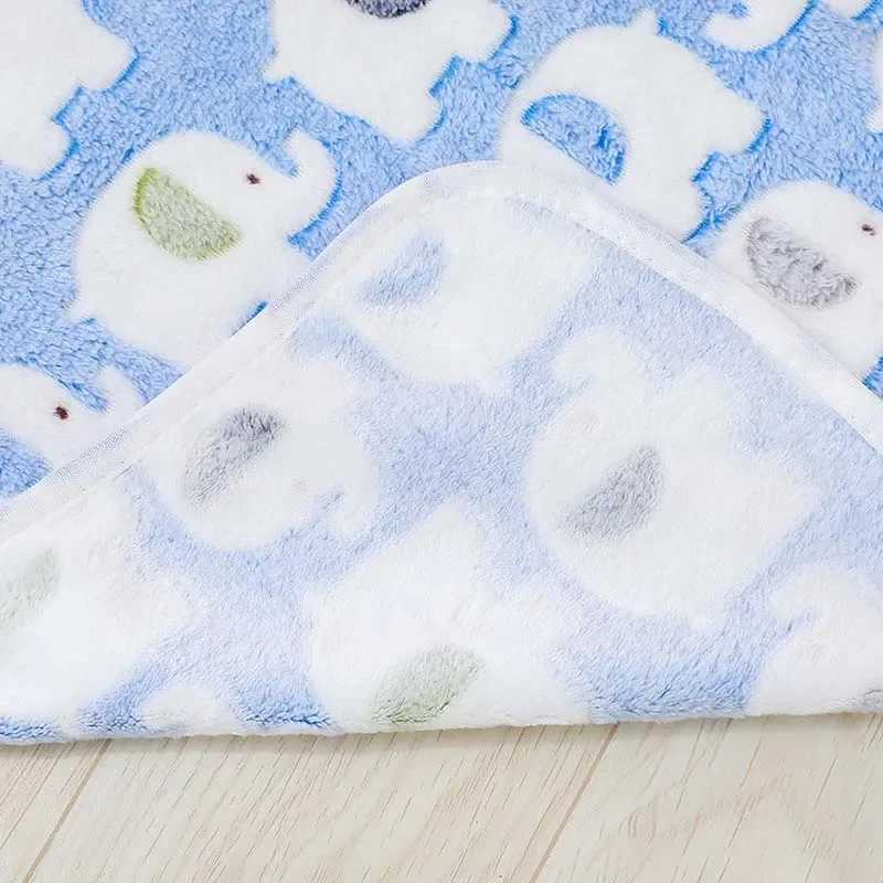 Cartoon baby blanket cute elephant baby product newborn elephant air conditioning blanket baby bedding packaging blanketW240810