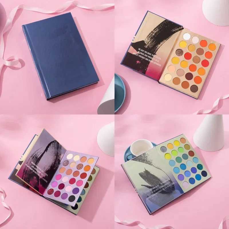 72 Colors Eyeshadow Palette Three-layer Book Shape Matte Glitter Highlighter Pearlescent Powder Charming Eyes Make Up CosmeticsCL240812