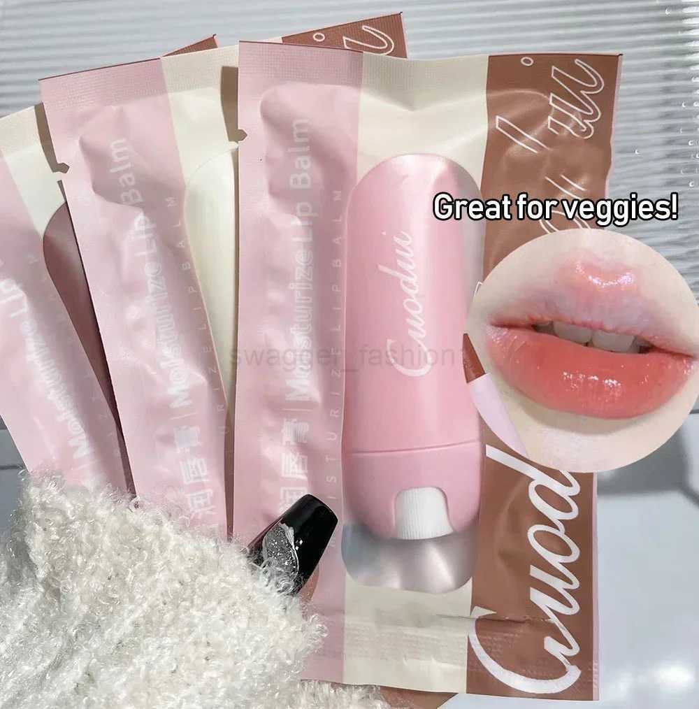 Natural Gloss Tinted Lip Balm Autumn/Winter Cherry Red Brown Moisturising Colored Lipstick Primer Cute Jelly Lip Gloss Lips CareXJ240812