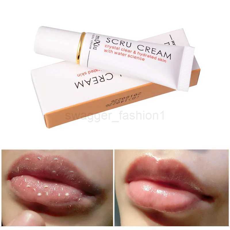 1pcs Lip Scrub Removal Horniness Crystal Clear Hydrated Water Lips Exfoliating Gel Lip Care Tool Transparent Lip ScrubXJ240812