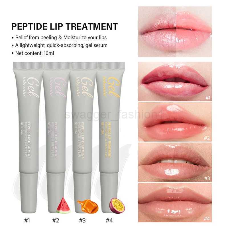 Lip Treatment Moisturizing And Repairing Peptide Lip Mask Gel Remove Dead Skin Lip Balm Base Lip Care Cream Beauty Health 10mlXJ240812