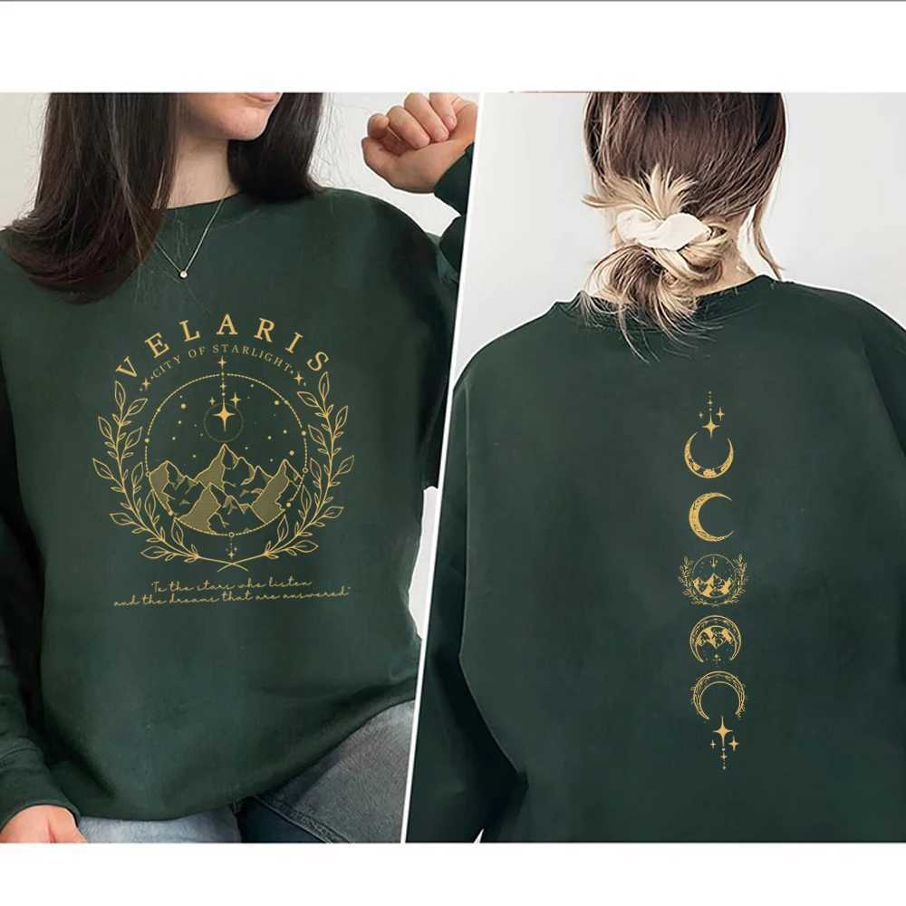Velaris Sweatshirt Velaris City of Starlight Shirt The Night Court Shirts SJM Merch ACOTAR Hoodie Unisex Long Sleeve Sweatshirts X250212