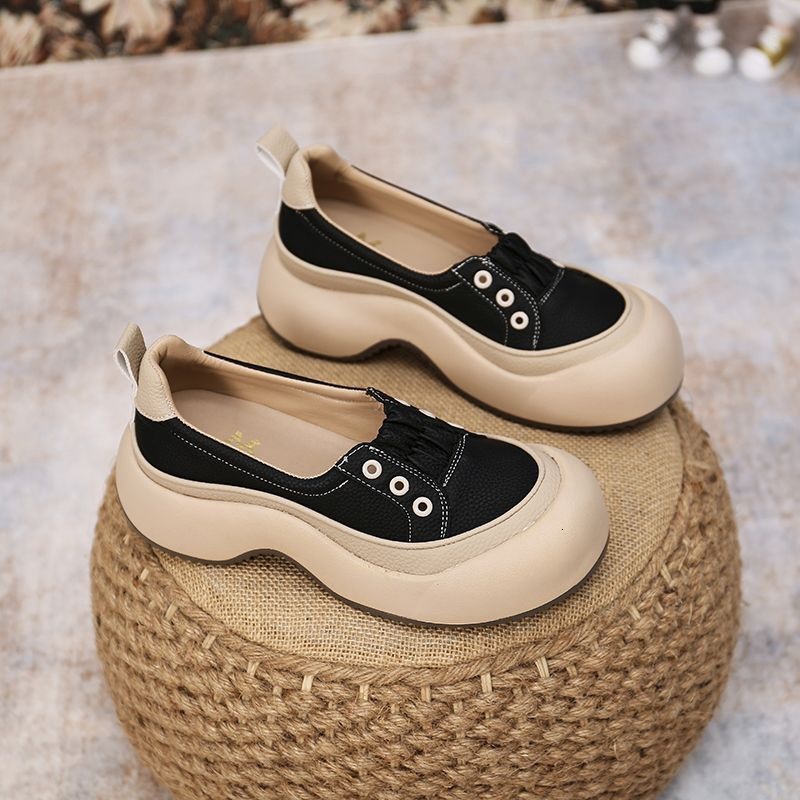 Ddmysports Summer Thick Soled Eight Raising Baotou Sandals For Women New Style Ollow Breathable Sponge Cake Sports And Leisure Single Shoes Outdoor