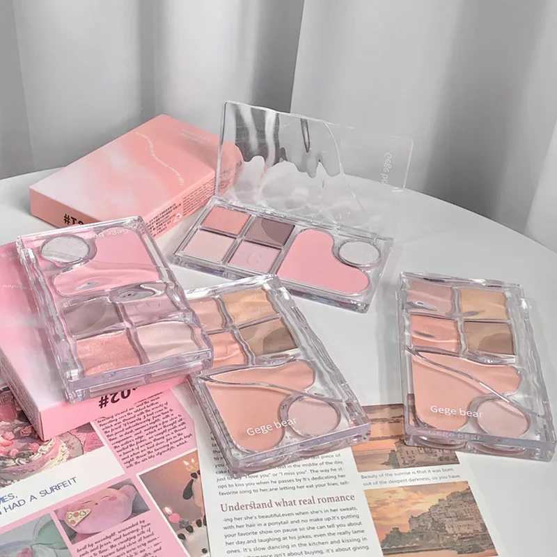 Glitter Eyeshadow Palette Pink Shimmer Matte Highlights Pearly Eye Shadow Korean Charming Eye Makeup Shiny Eyes Pigment CosmeticCL240812