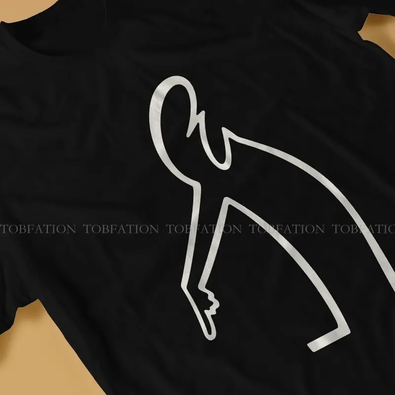 Y2K la line lineman art here tshirt homme Men tees 4XL 5XL 6XL 100% cotton t shirt 240810