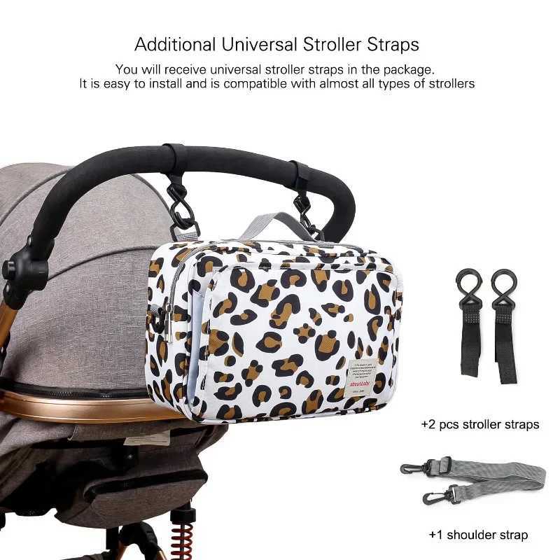 2024 new waterproof urine bag with baby printing used for handcart storage and organizing urine bag backpacks W240812
