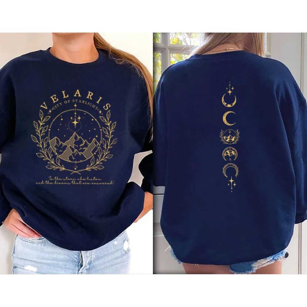 Velaris Sweatshirt Velaris City of Starlight Shirt The Night Court Shirts SJM Merch ACOTAR Hoodie Unisex Long Sleeve Sweatshirts X250212