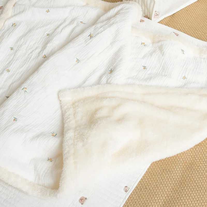 Thick autumn and winter baby comfort blankets newborn blankets impregnated patterned blanketsW240810