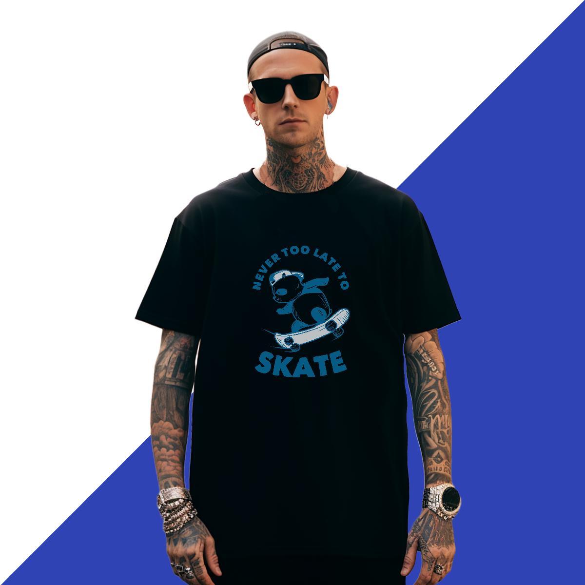 Soft Men Tees letter 100% Cotton 230g Hip Hop Street O Neck Short Sleeves T-Shirts DIY Printed Free Shipping Tops Tees