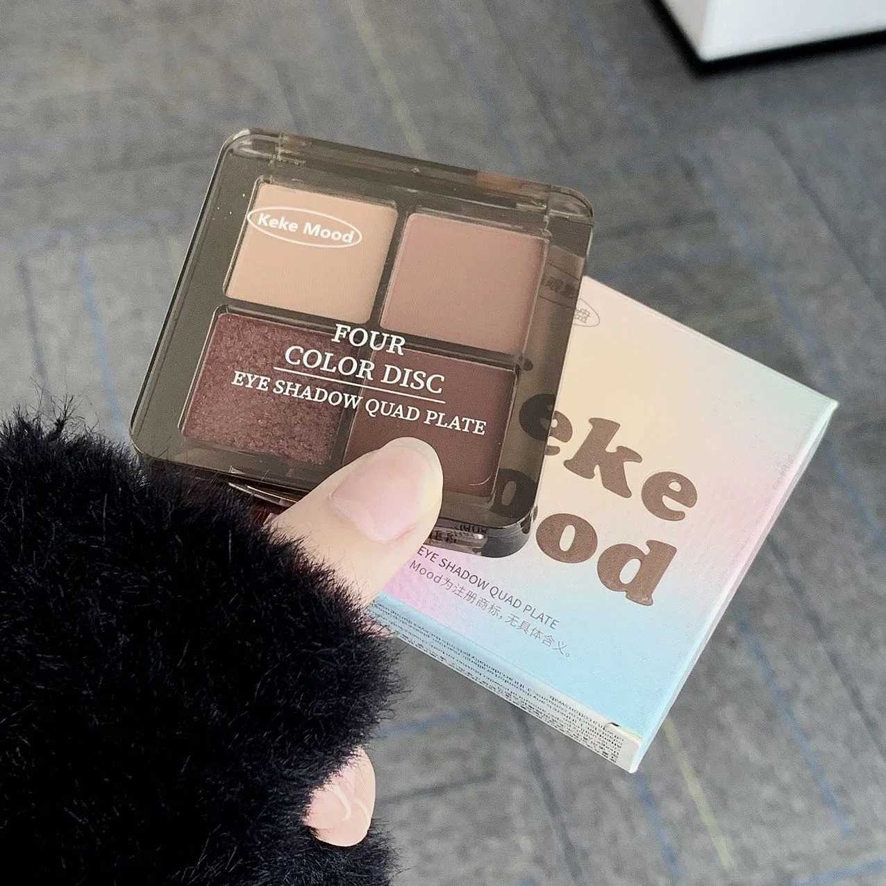 4 Colors Mini Eyeshadow Palette Pink Blush Natural Matte Eye Shadow Palette Long Lasting Korean Contour Powder Pigment MakeupCL240812