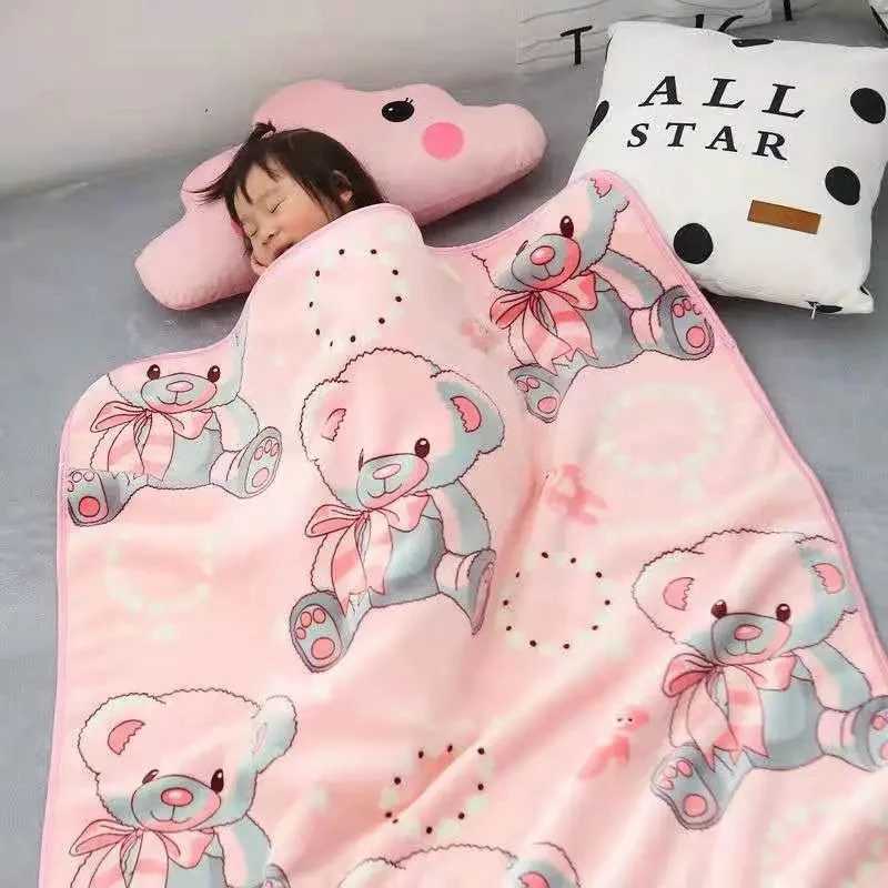 Spring summer newborn blanket childrens lunch break single-layer baby blanket kindergarten blanket office cover blanketW240810