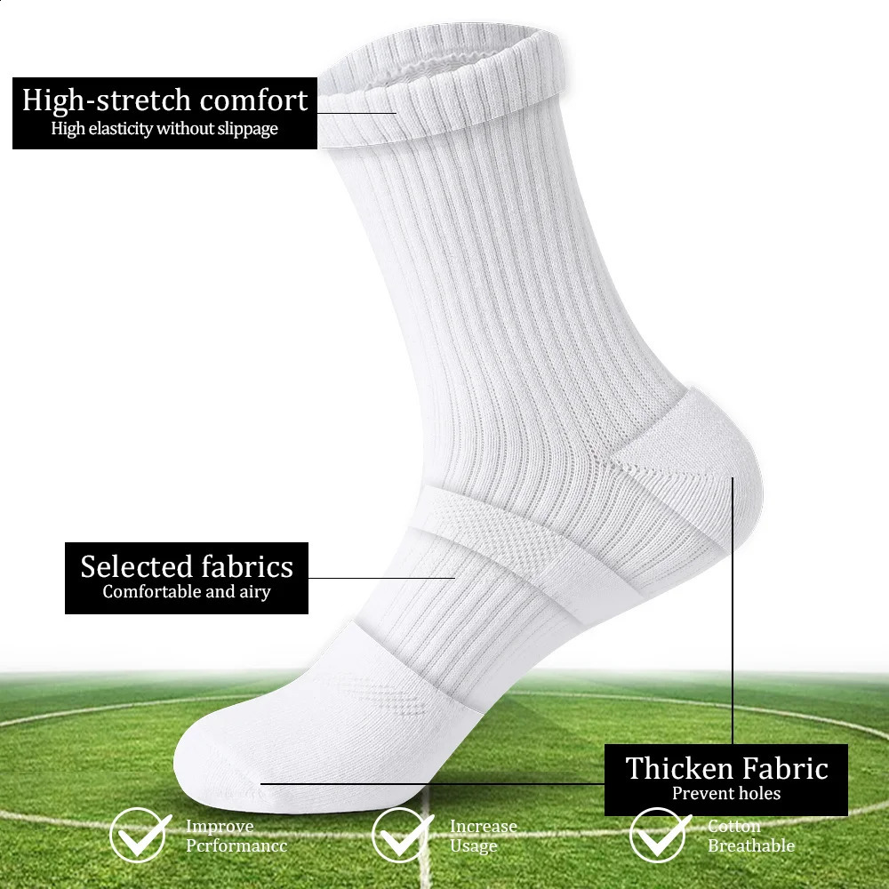 Mens Moisture Wicking Outdoor Hiking Work Cotton Socks Compression Cushion Crew Leisure Men Black 5 Pairs 24