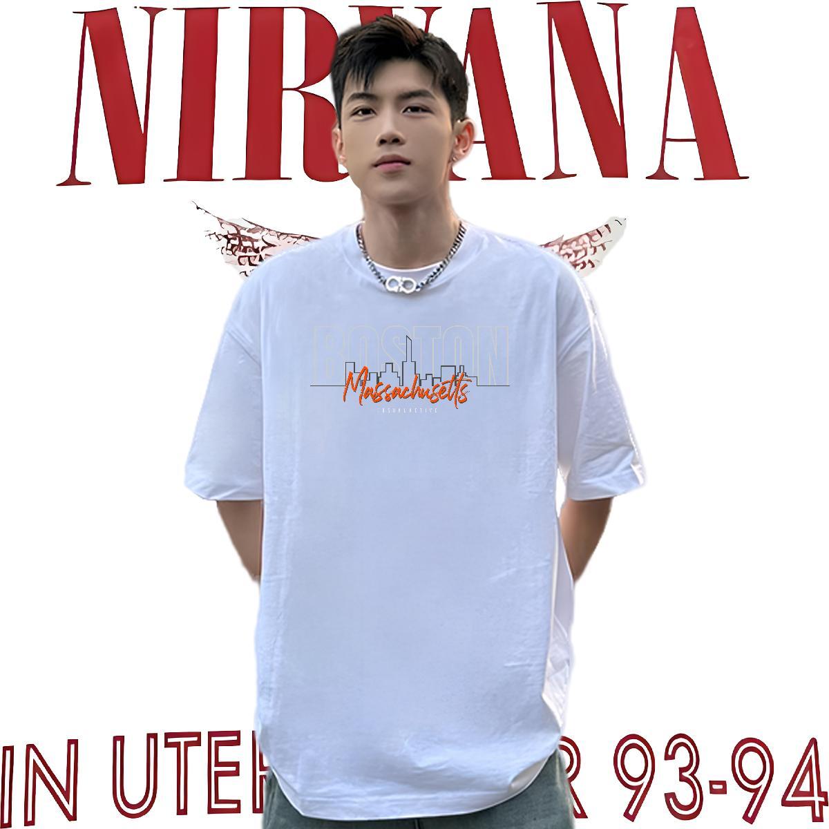Classic Casual T-Shirts for Men letter Wear 230g Pure Cotton Spring Summer Wholesale DIY Logo Oversized Breathable Tshirts