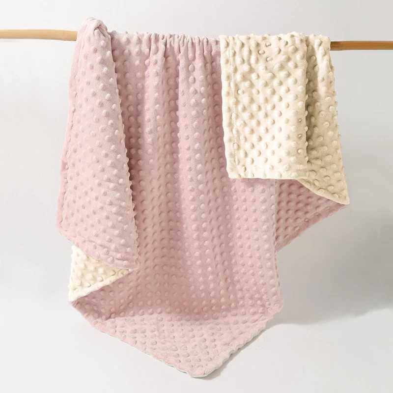 Baby girl blanket double-layer insulation soft and comfortable peaceful 0-3 year old birthday giftW240810