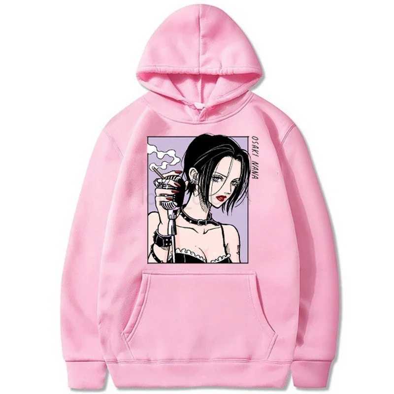 Japan Anime NANA Plus Size Hoodie Oosaki Nana Hooded Women Sweatshirts Harajuku Long Sleeve Female Pullover Casual Clothes TopsXJ240812
