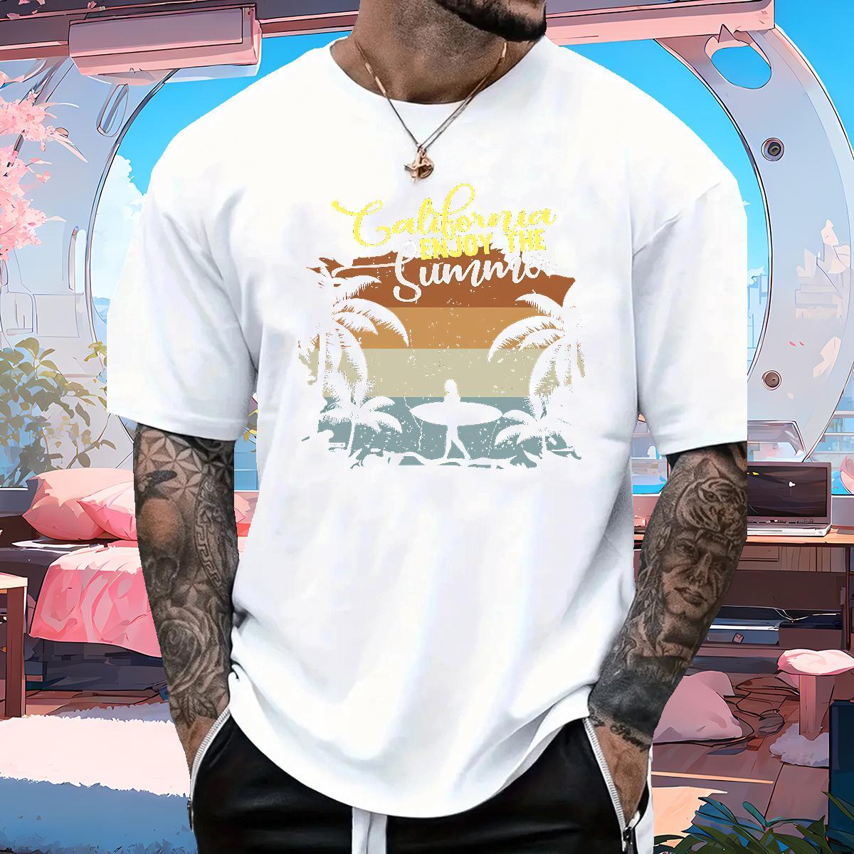 Wholesale Men Tees tree 230g Cotton High Street Hip Hop Breathable Short Sleeve Man T Shirts DIY Logo Oversized 2024 Polos