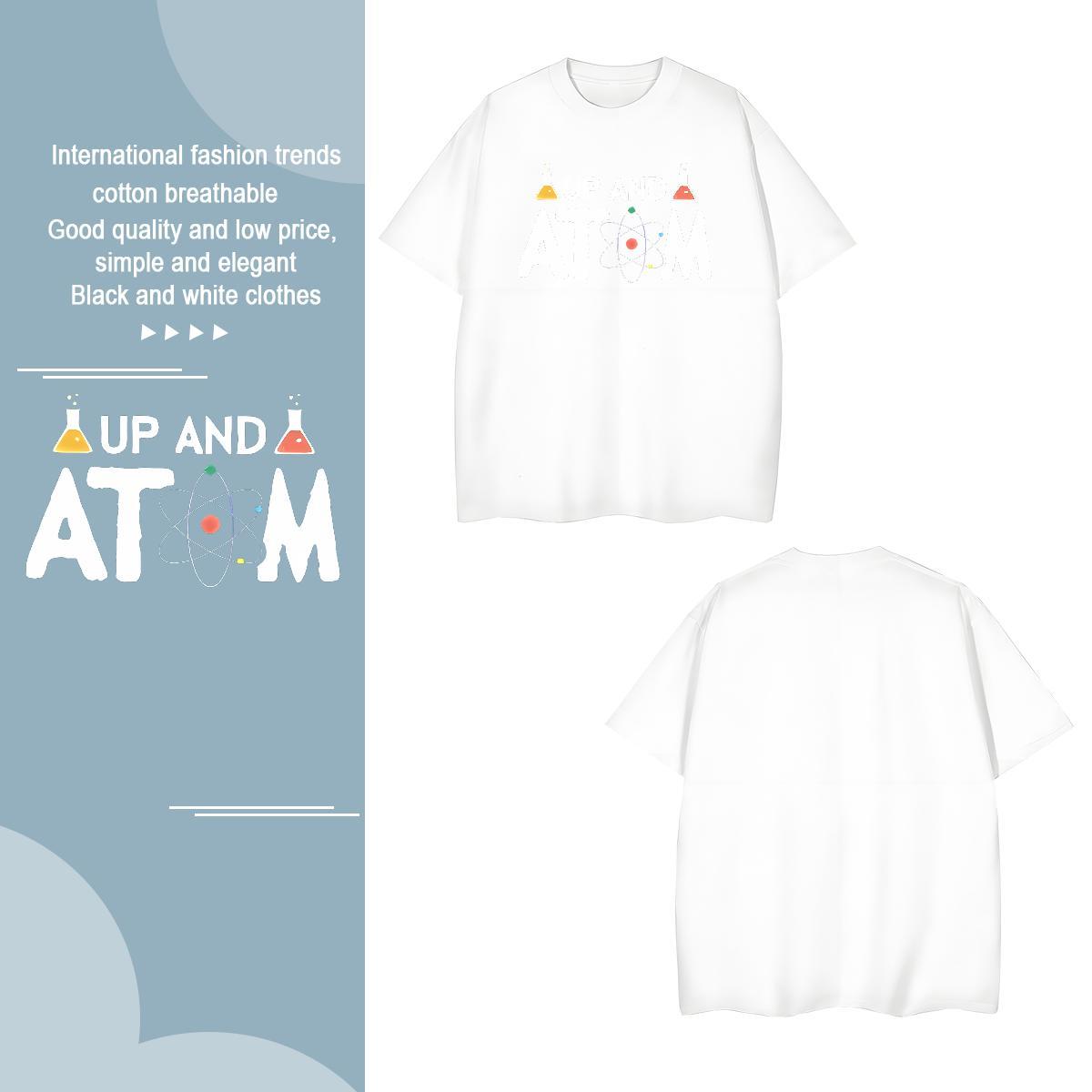 Cool Design Men Clothes T-Shirt letter 100% Cotton 230g High Street Hip Hop Pure Cotton T-Shirts DIY Fashion Design Top Tees