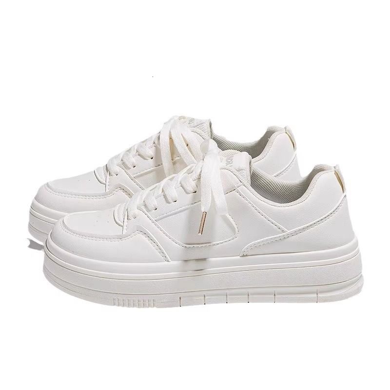 Ddmysports Student Female Autumn New Women S Thick Sole Board Ins Fashion Small White Sports Casual Bread Shoes Outdoor