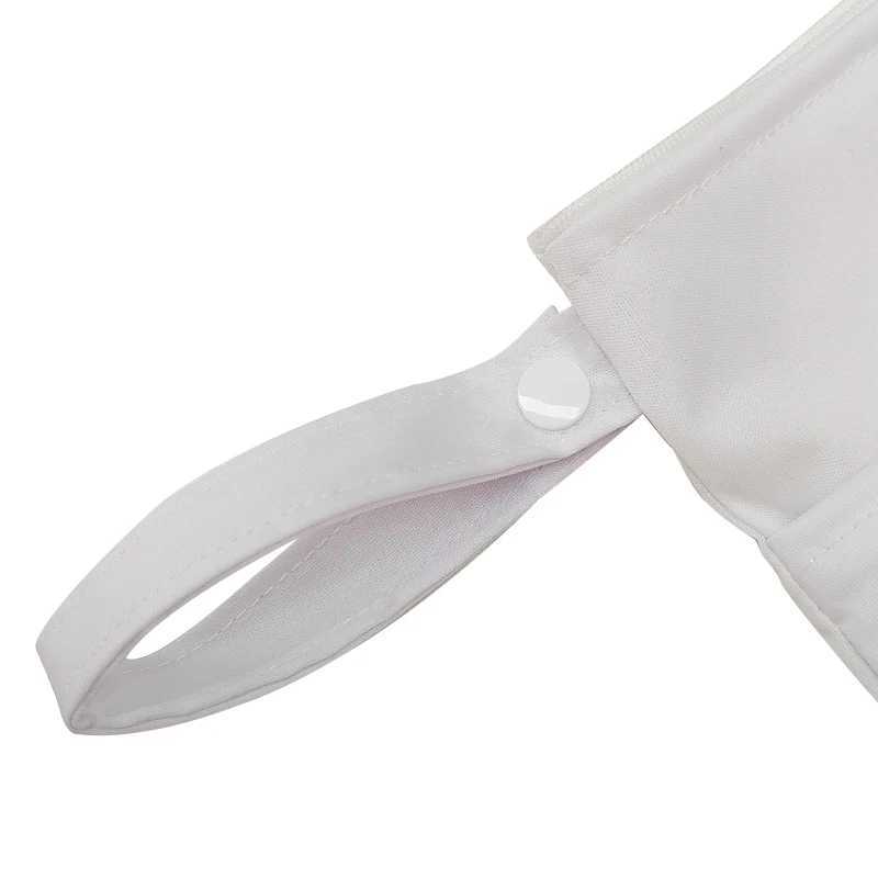 Babyshow 35cmx25cm wet dry bag for mothers with two zippers suitable for baby diapers waterproof reusable baby diaper bag W240812