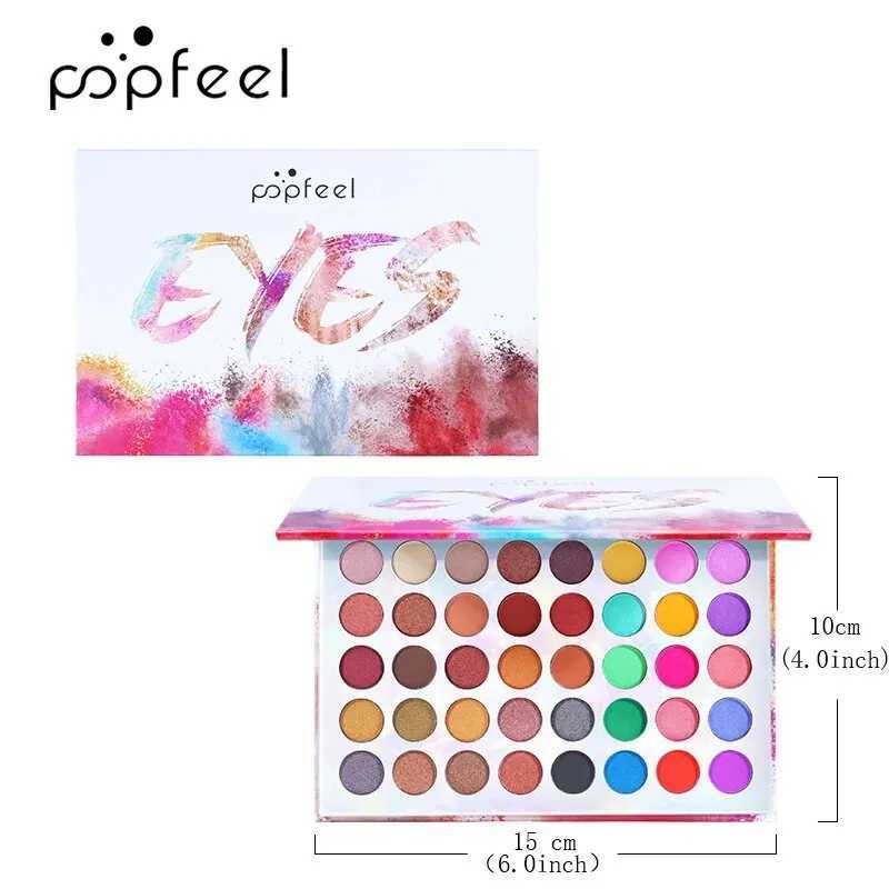 POPFEEL 40 Colors Matte Eyeshadow Palette Nude Naked Eye Shadow Makeup Ultra-Blendable High Pigmented Long LastingCL240812