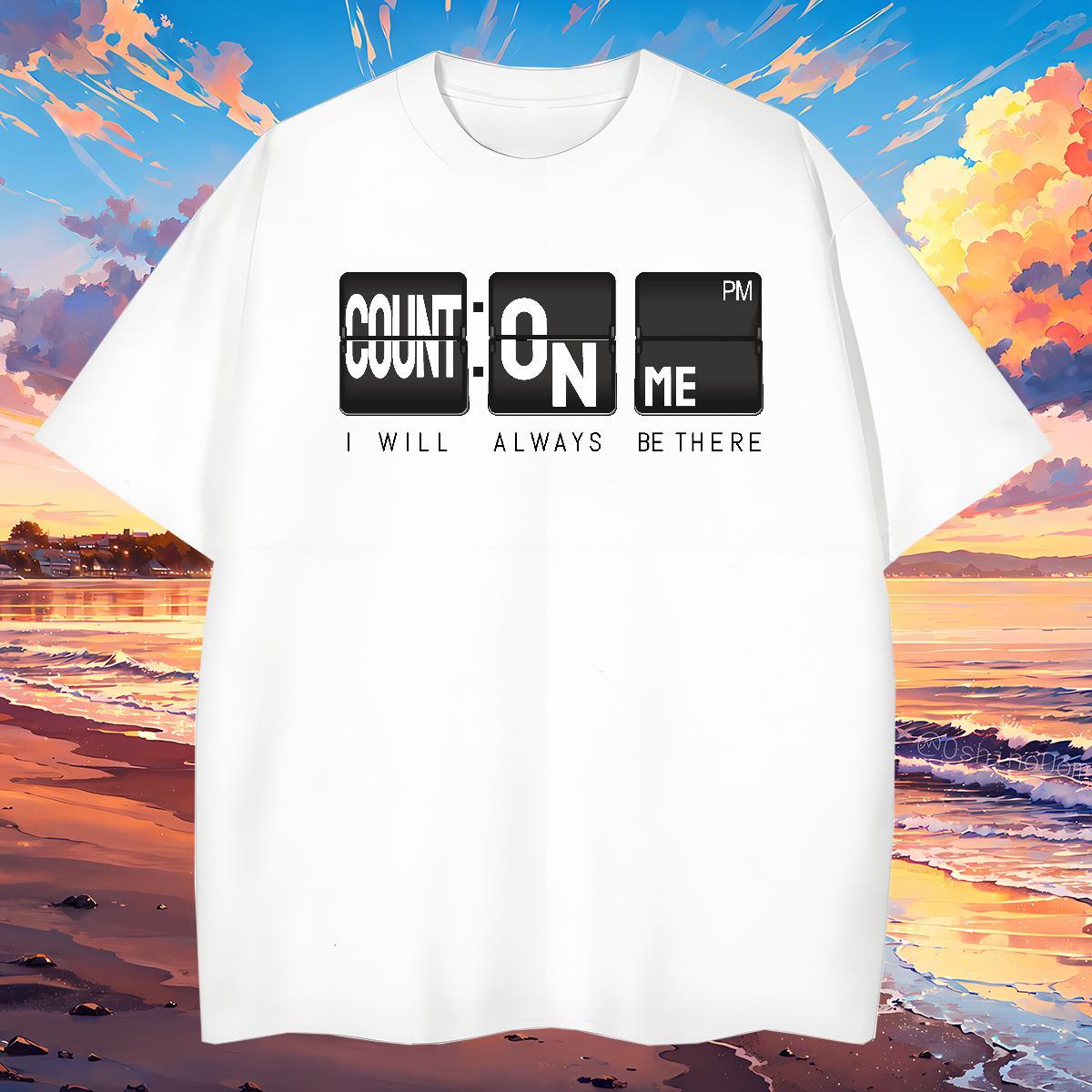 Loose Fit Tshirts letter 230g 100% Cotton Street Breathable Short Sleeve T shirt DIY Printed DIY Customized Tops Tees