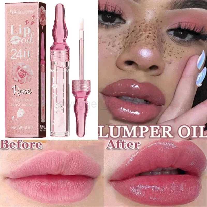 Lip Plump Serum Instant Elasticity Essential Oil Reduces Lip Lines Gets Rid Of Dry Cracked Moisturize balm gloss labial Lip CareXJ240812