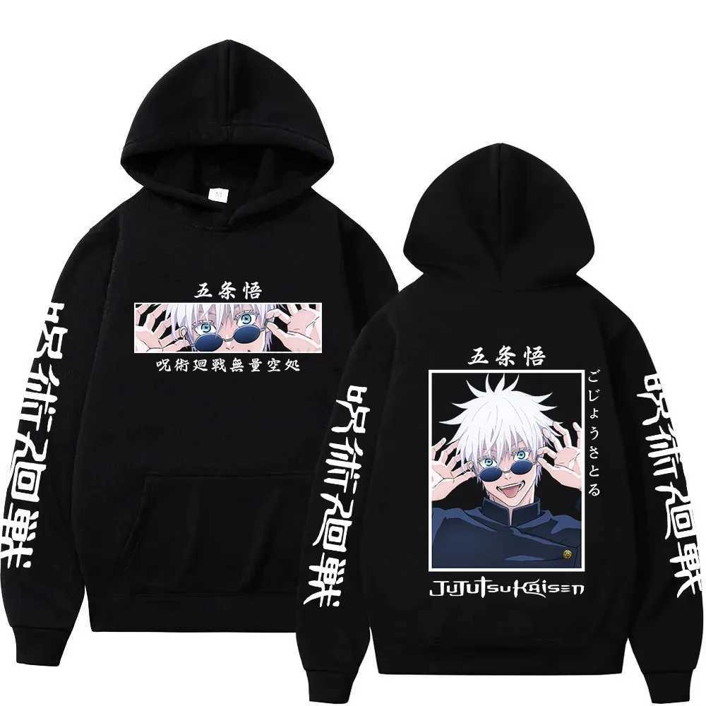 2023 Anime Jujutsu Kaisen Sweatshirts Satoru Gojo Graphic Hoodies Y2k Oversized Harajuku Streetwear Long Sleeve Unisex SudaderasXJ240812