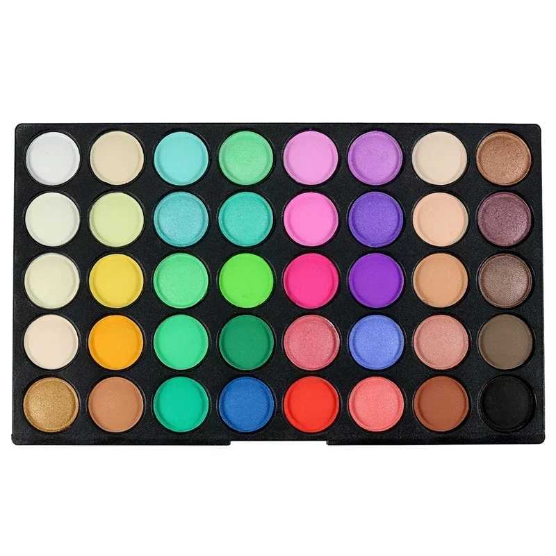 120 color shiny eye shadow palette matte eye shadow tray shimmer nude makeup palette set womens makeup setW241212