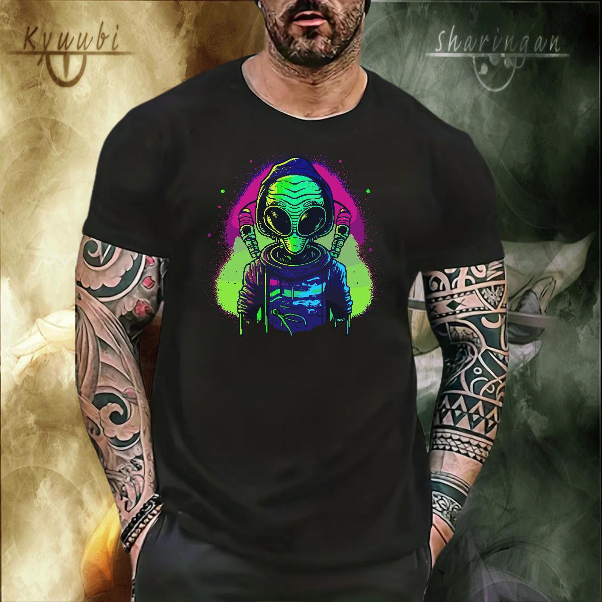 Free Shipping Mens T Shirts ET Clothes 100% Cotton 230g Outdoor Designer Oversized 3XL 4XL Round Neck Short Sleeve Couples T Shirts