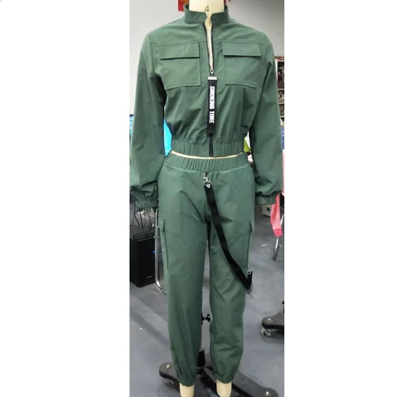 Long Sleeve Zipper Tops women Pants Streetwear Track Suit Casual Women Set 2 Pieces 240812